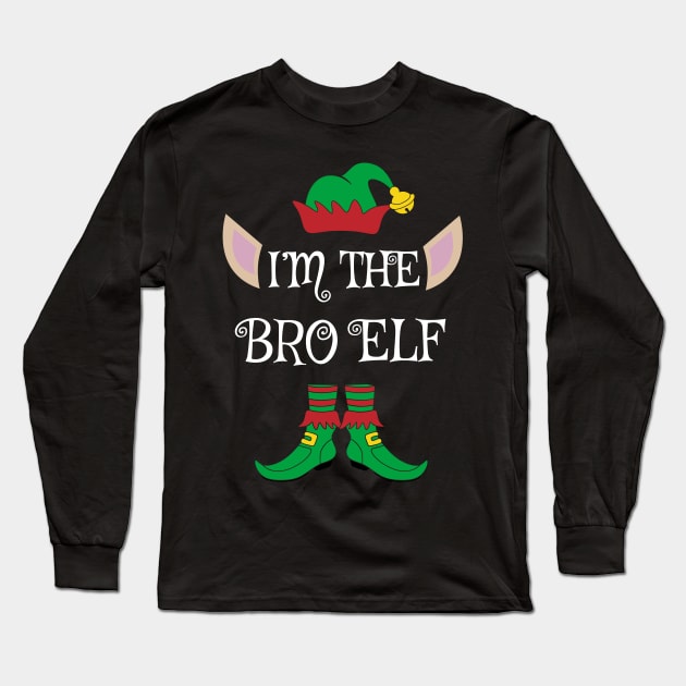 I'm The Bro Christmas Elf Long Sleeve T-Shirt by Meteor77